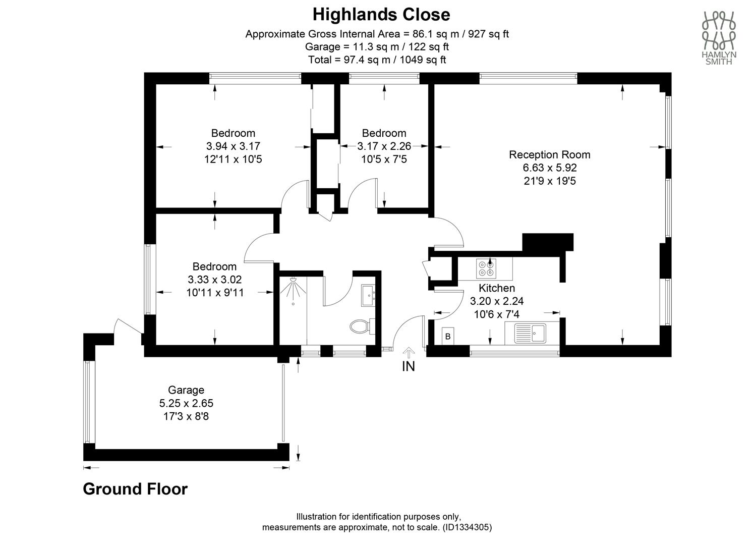 20, Highlands Close, Hassocks floorplan