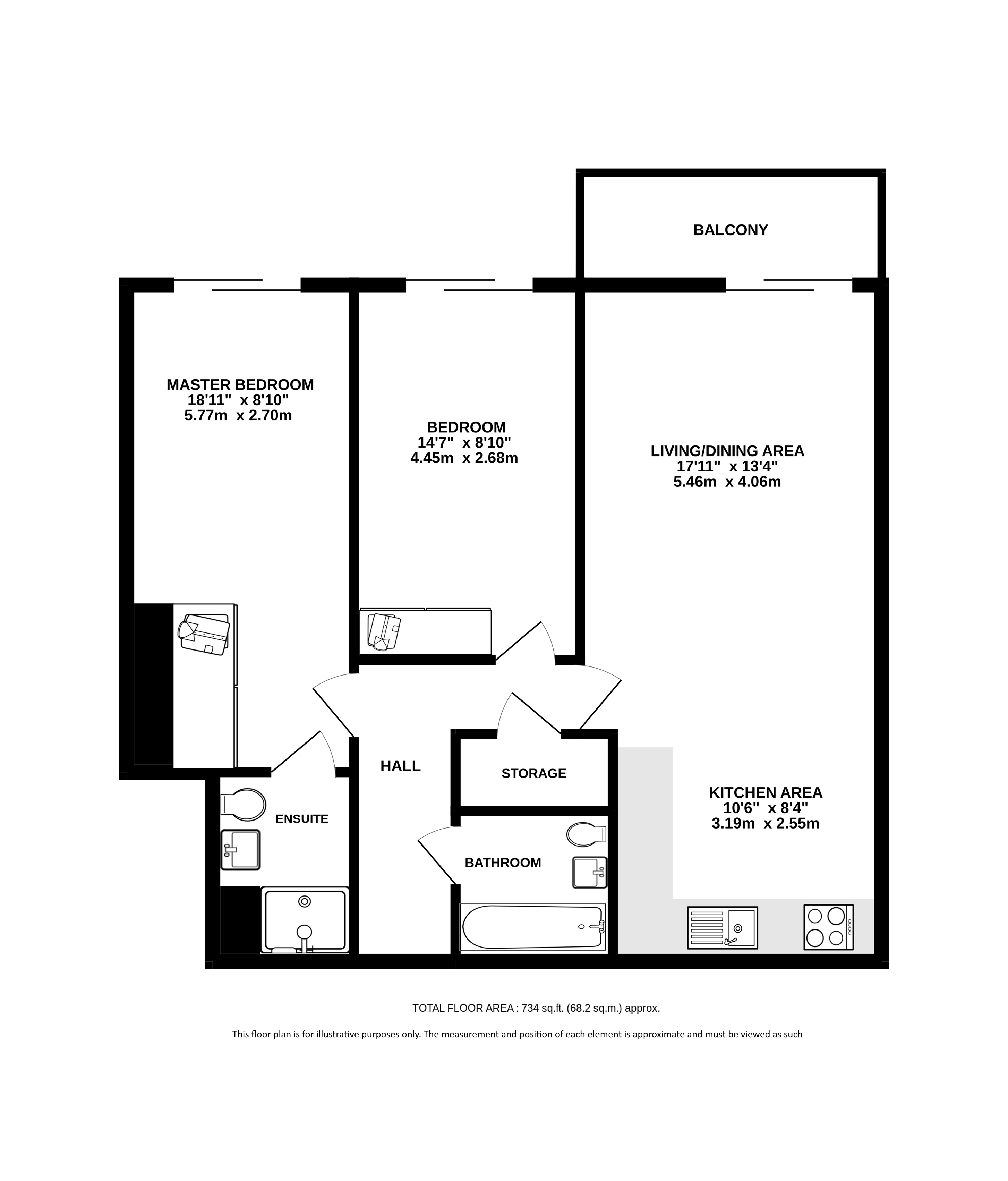 9 Opus House, Charrington Place, St. Albans floorplan