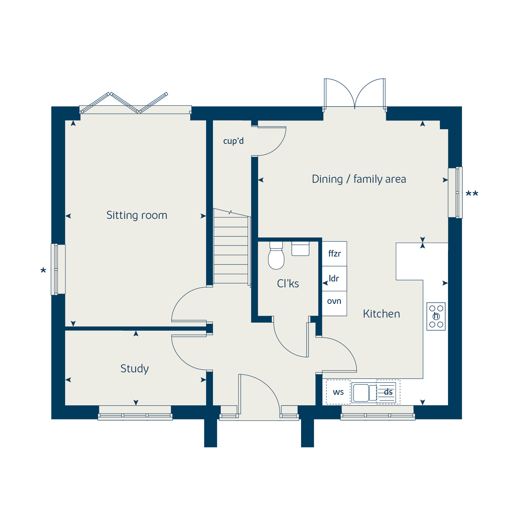 70, Marley Way, Burton-On-Trent floorplan