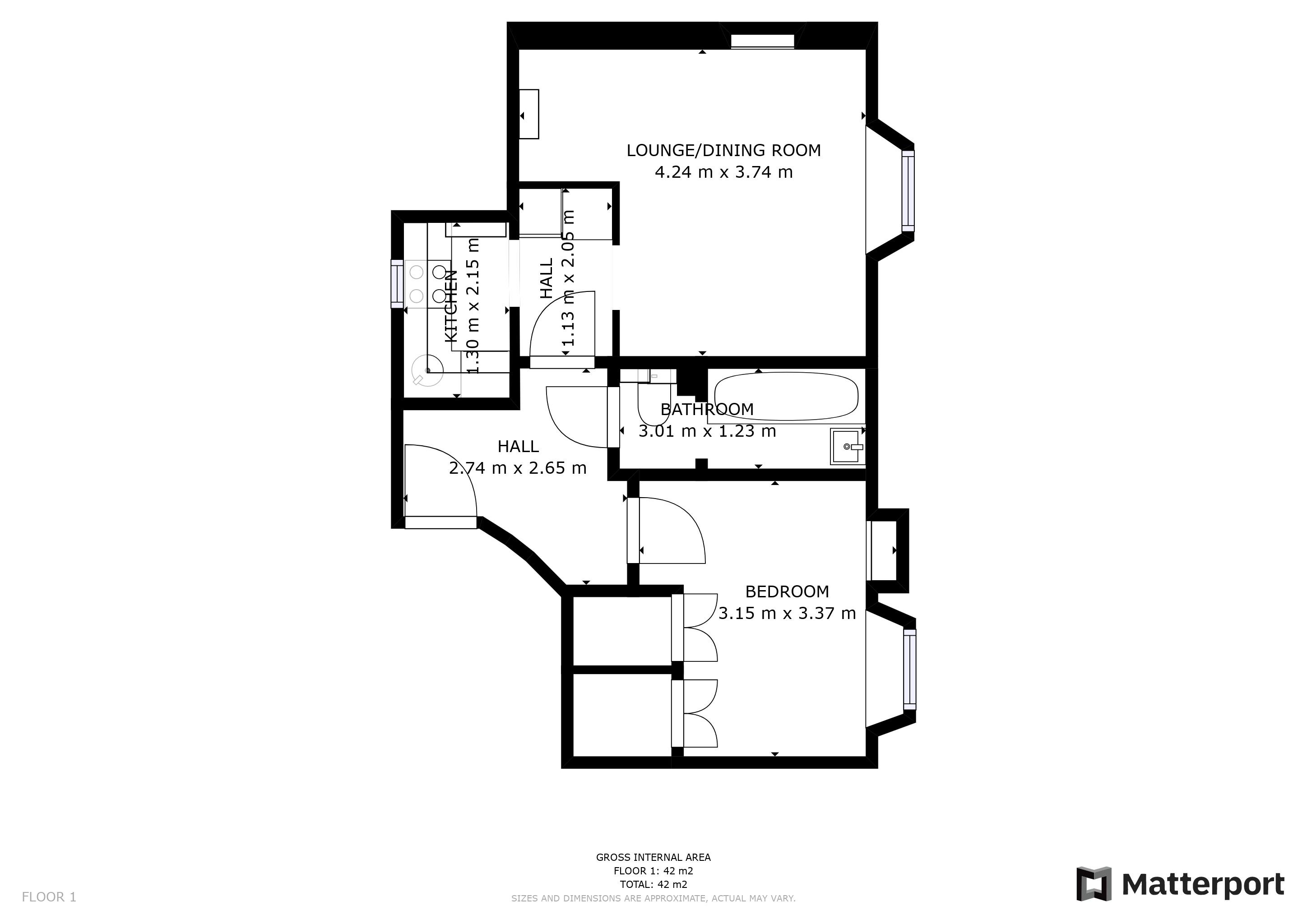 William Street, West End, Edinburgh EH3, 1 bedroom flat for sale