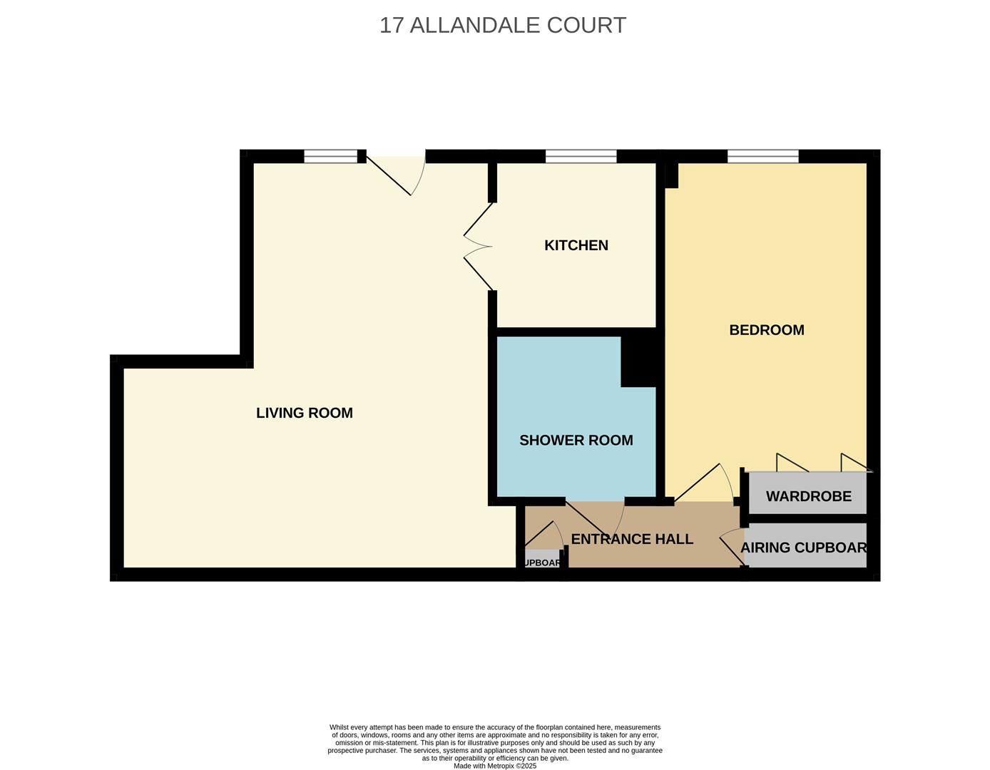 17 Allandale Court, Rectory Road, Burnham-On-Sea floorplan