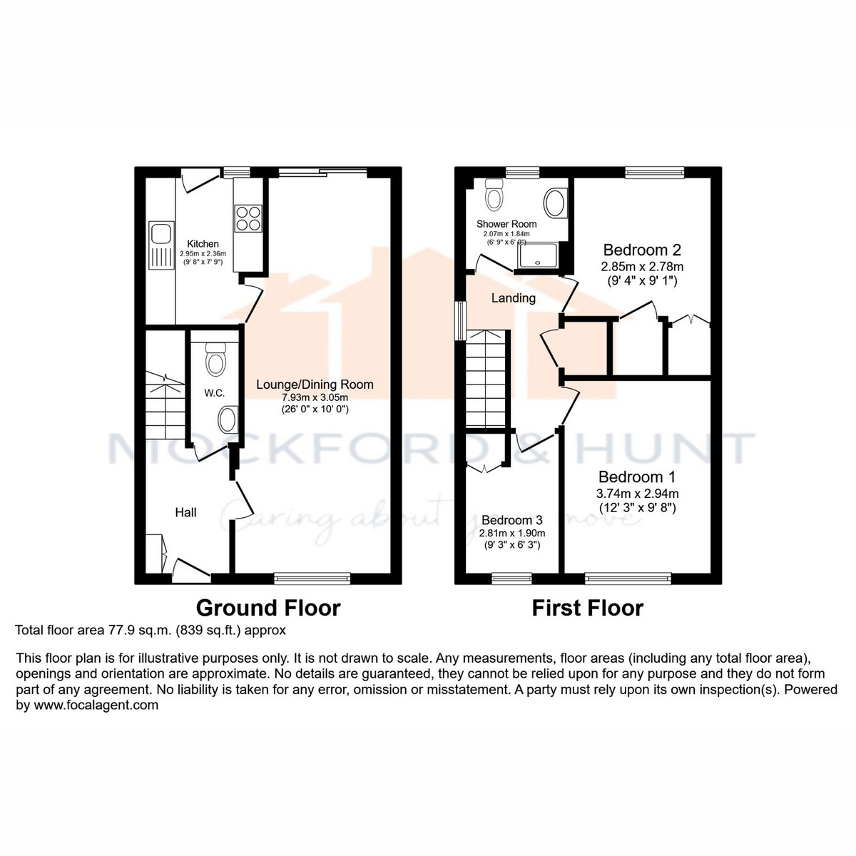 70, Viburnum Close, Ashford floorplan