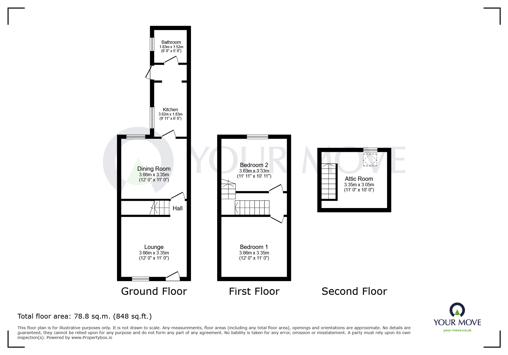 70, Mansfield Road, Sutton-in-Ashfield floorplan