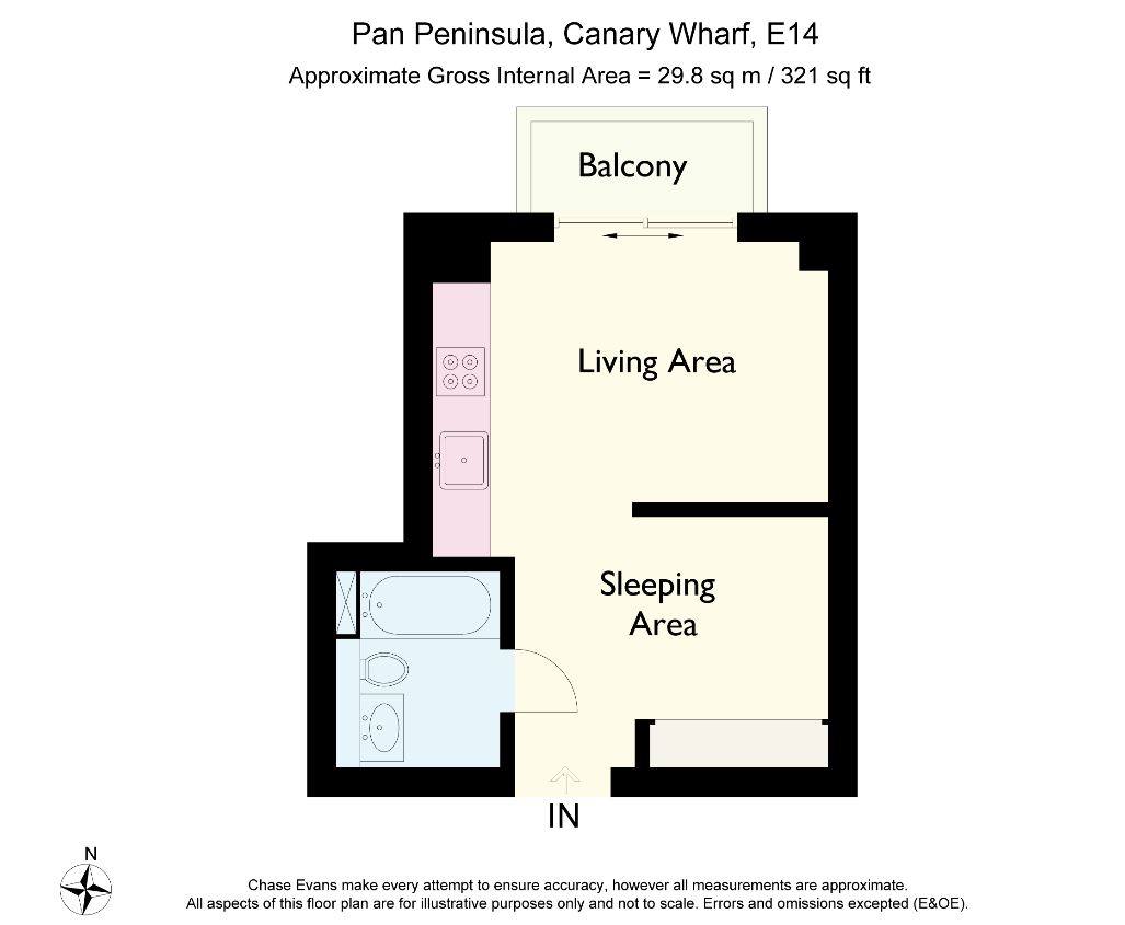 0 Bedrooms Studio to rent in East Tower, Pan Peninsula Square, Canary Wharf E14