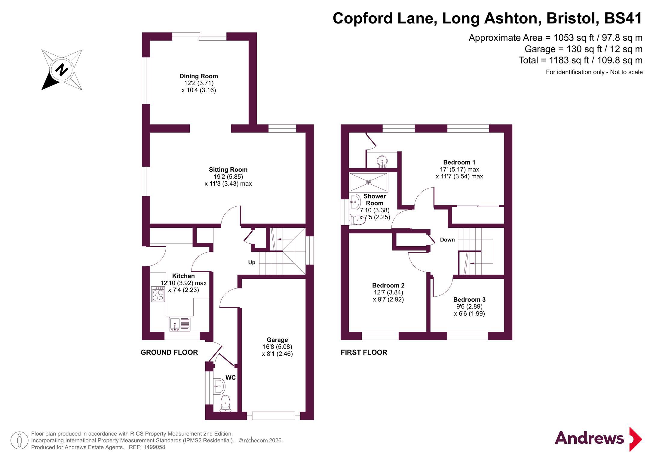 1, Copford Lane, Bristol floorplan
