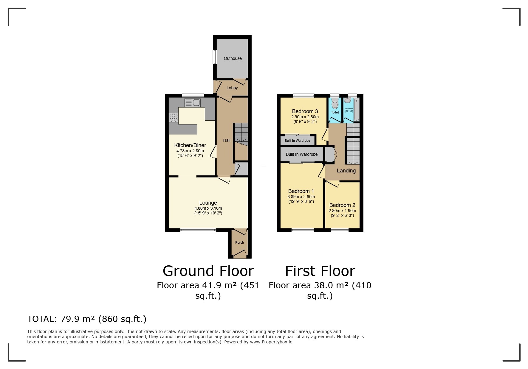 12, Granary Close, Lincoln floorplan