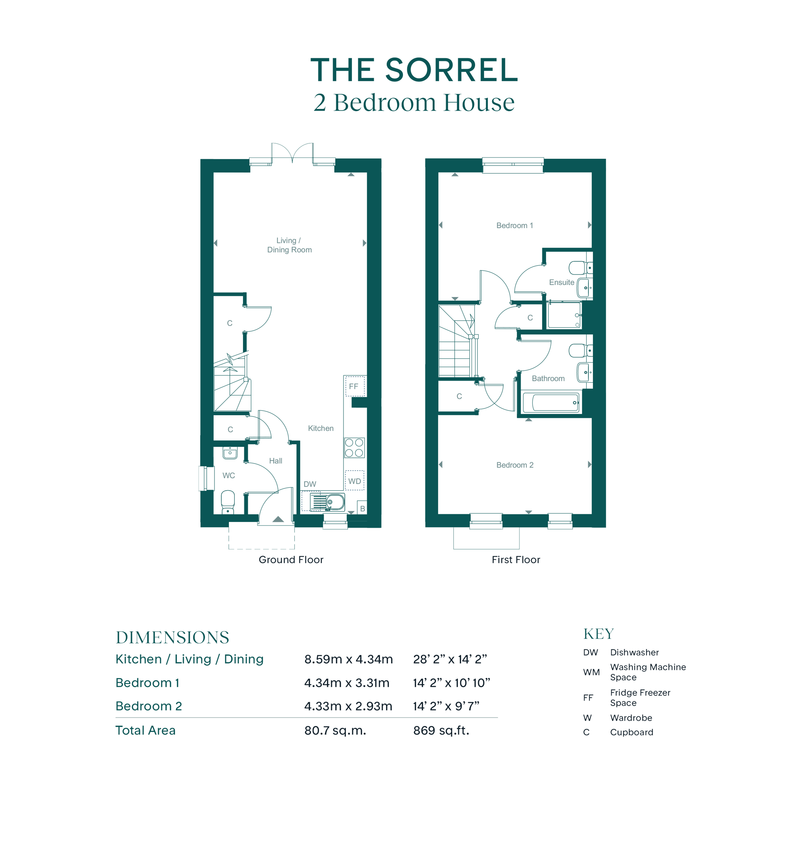 30 Holly Vale - Sorrell RL, Leaf Living  Oakhurst at Brookleigh, Burgess Hill RH15, Burgess Hill floorplan
