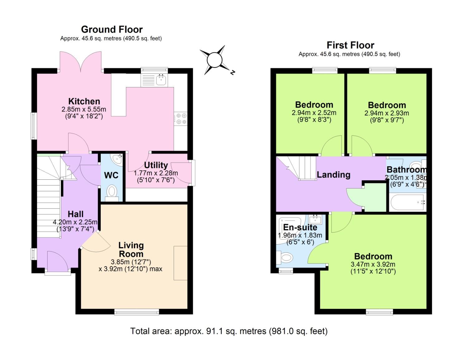 4, Kesbrook Drive, Swadlincote floorplan