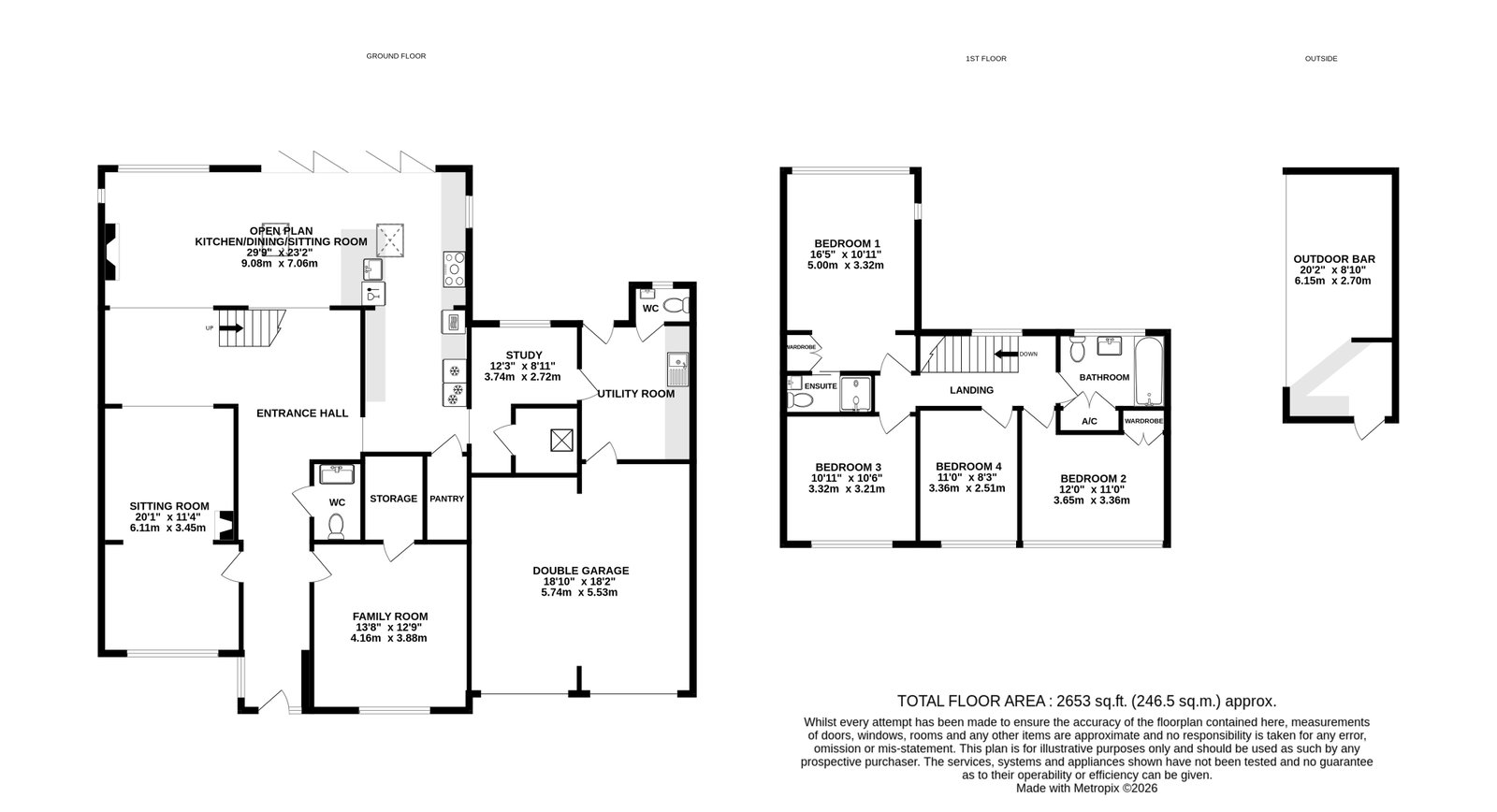 17, Walkers Green, Hereford floorplan