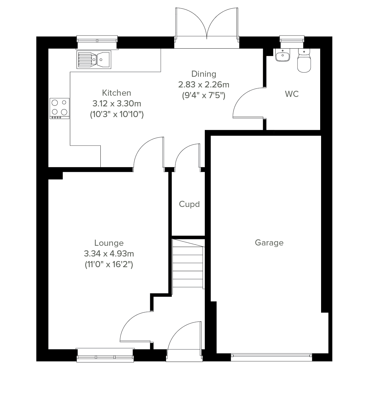 Plot 5, Tor View, The Burnham, Station Road, Castle Cary floorplan