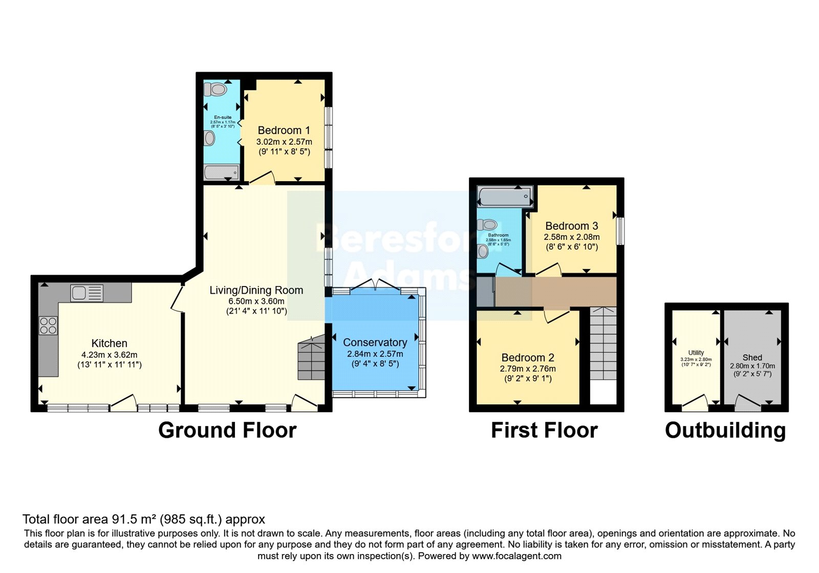 Garth,, Llanbedrog, Gwynedd floorplan