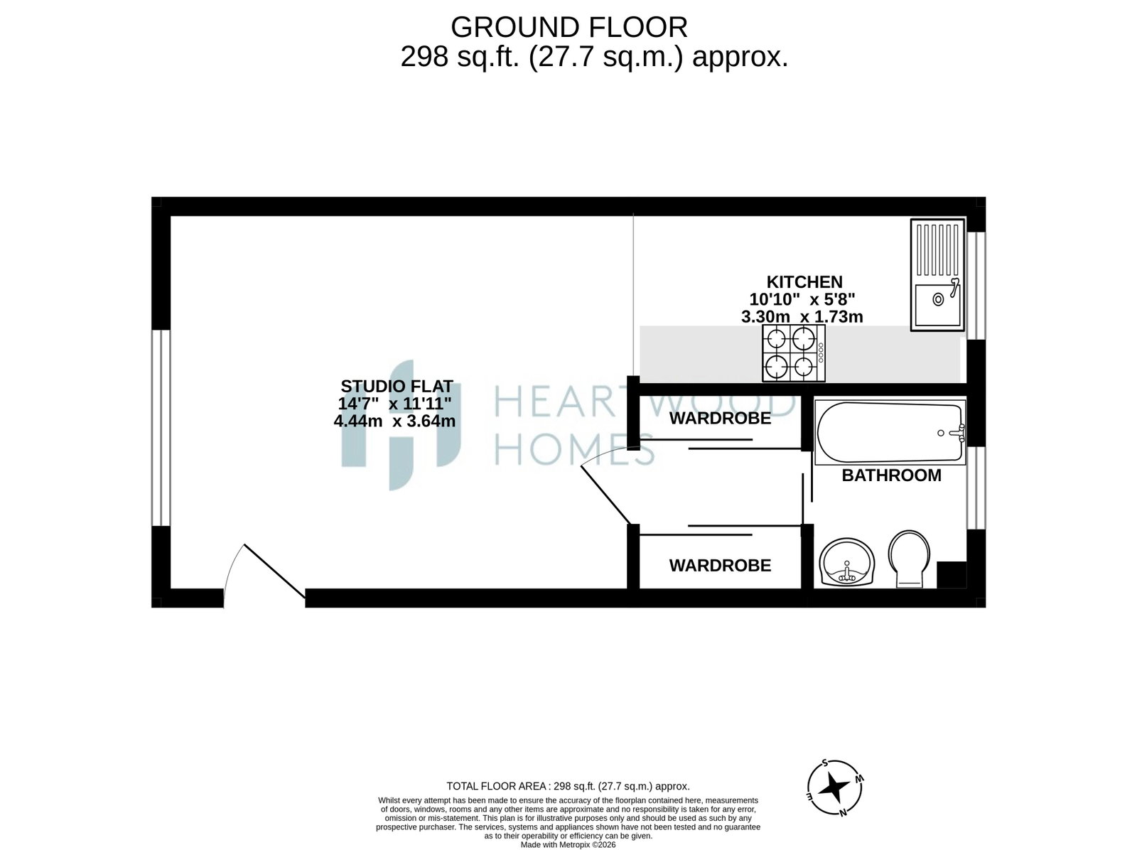 3 Dane Court, College Road, St. Albans floorplan