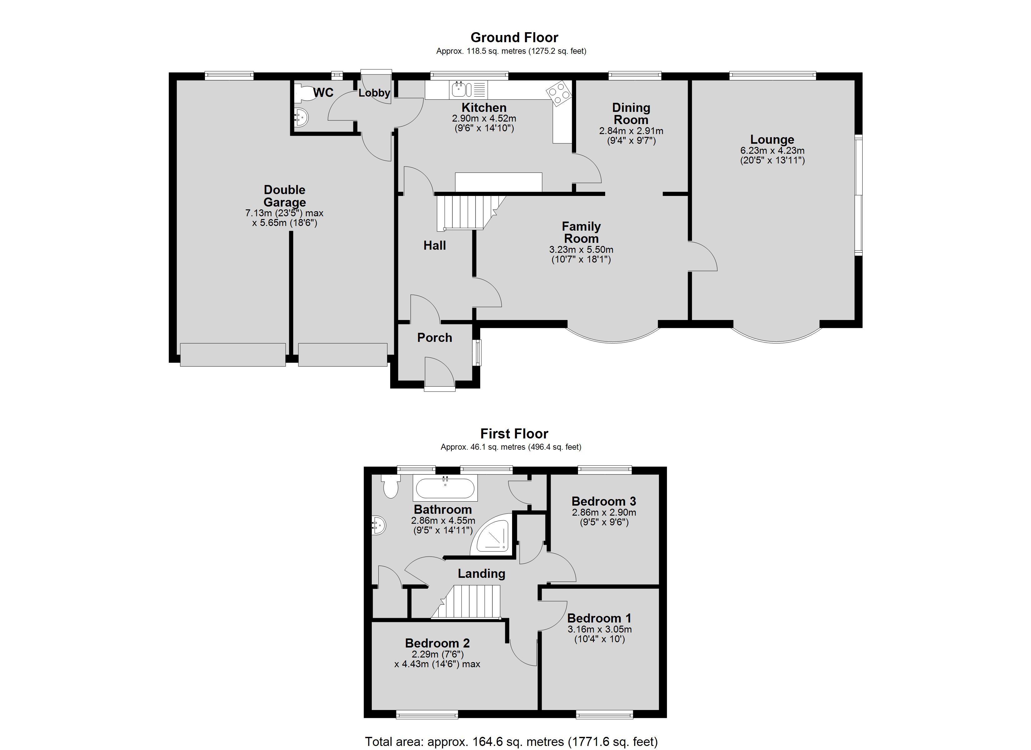 35, Grange Lane, Lincoln floorplan