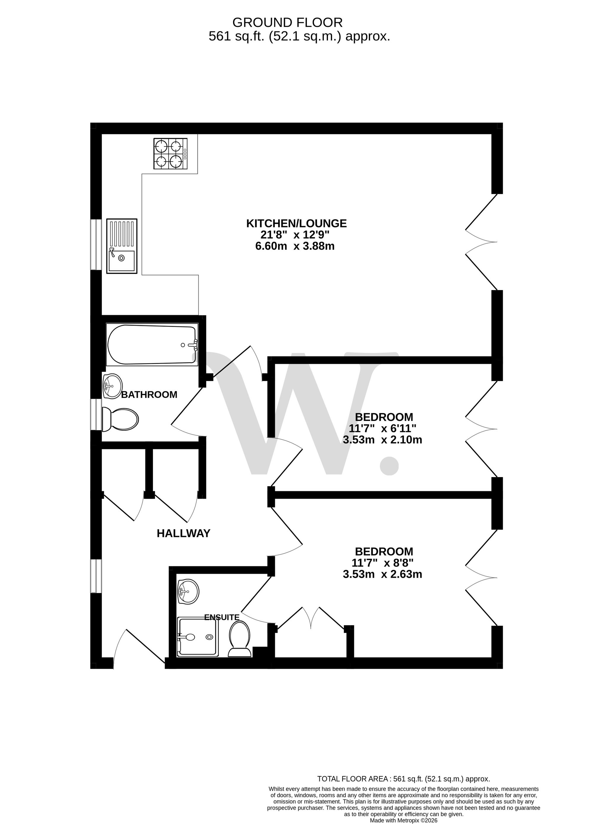 22 Bahram Road, Norwich floorplan