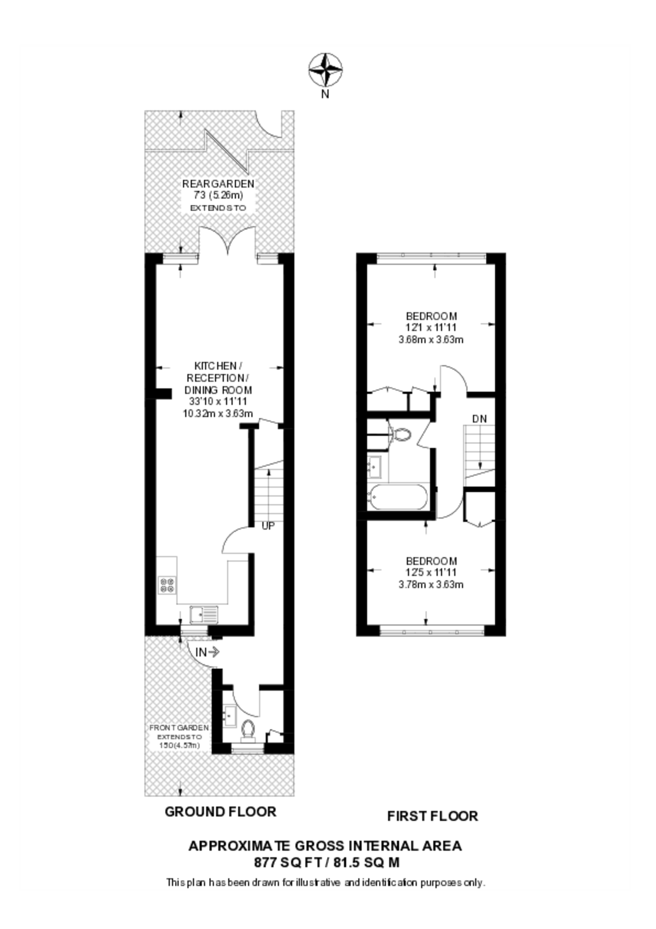 Blenheim Gardens, Brixton floorplan