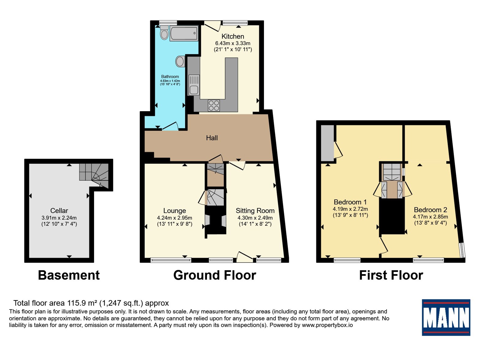 Five Ways,, Warren Road, Gravesend floorplan