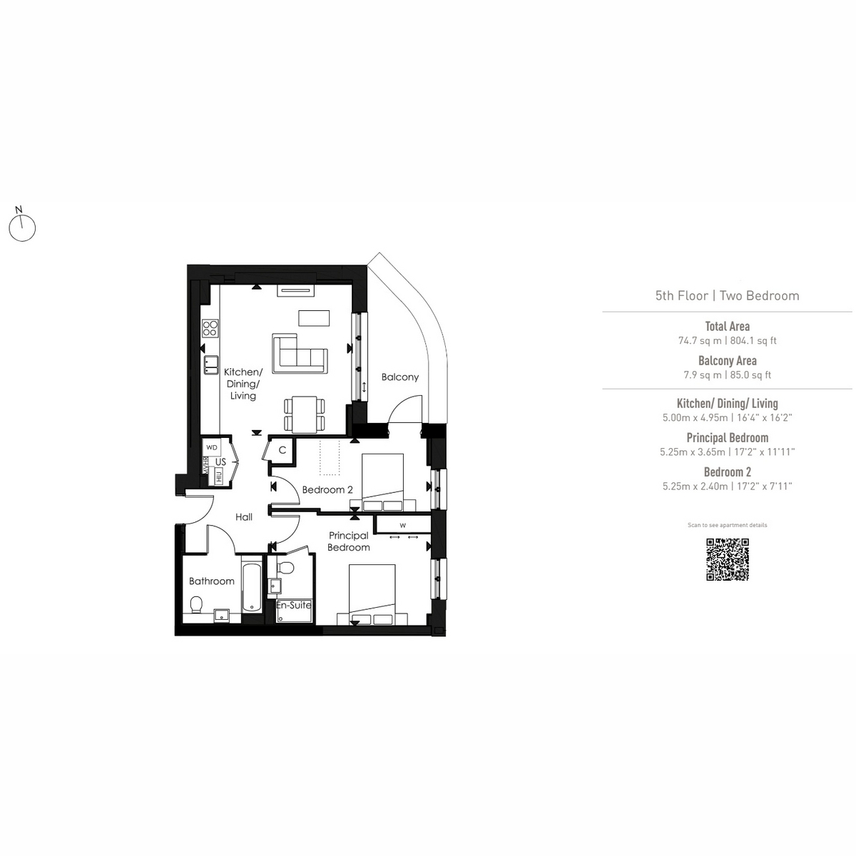 Flat B1.05.02 Dagenham, 1, Kent Avenue, London floorplan