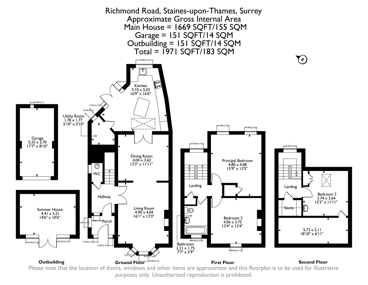52, Richmond Road, Staines-Upon-Thames floorplan
