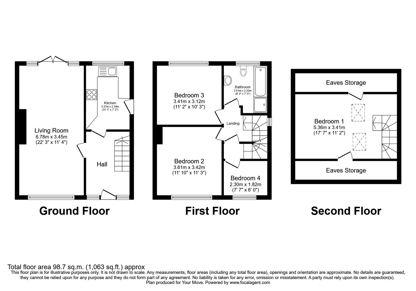 26, Long Rushes, Oldham floorplan