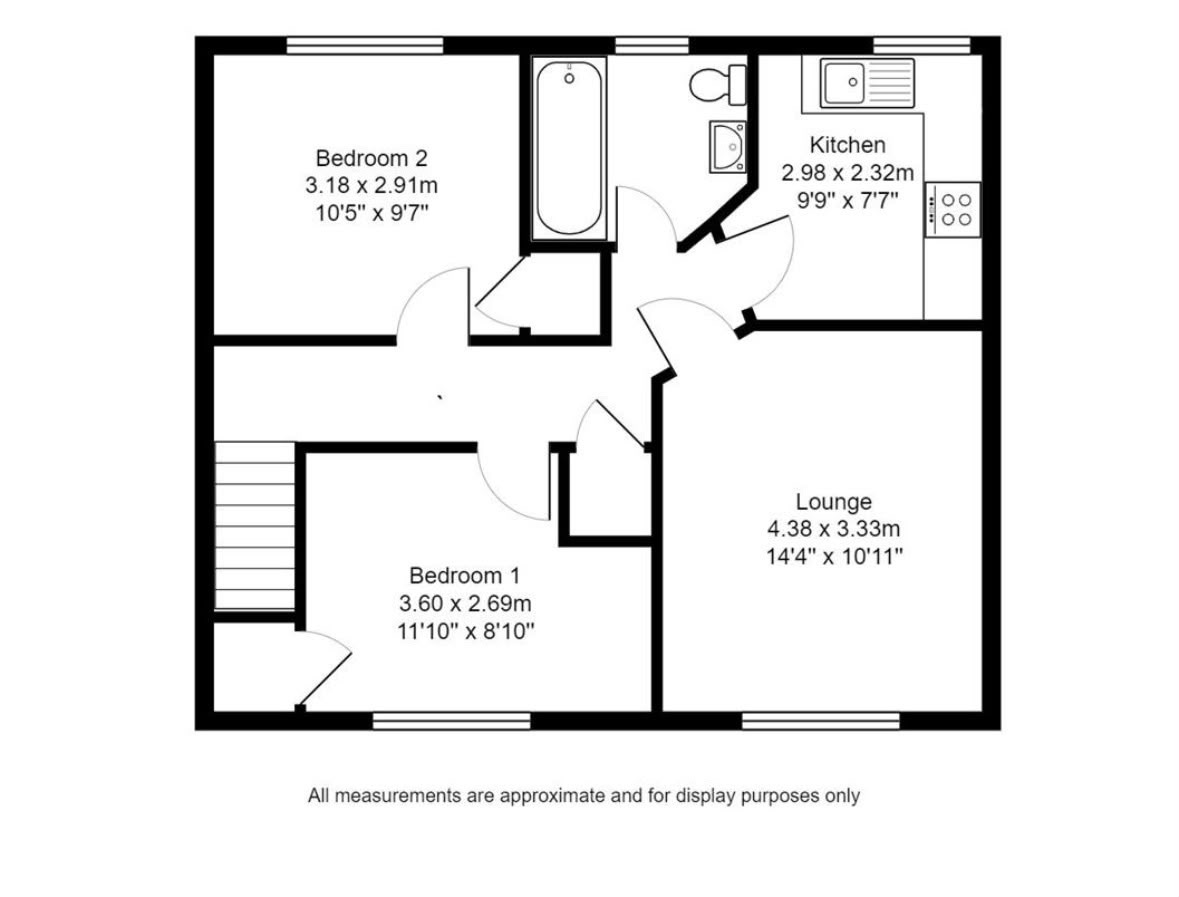 65, Wester Inshes Court, Inverness floorplan