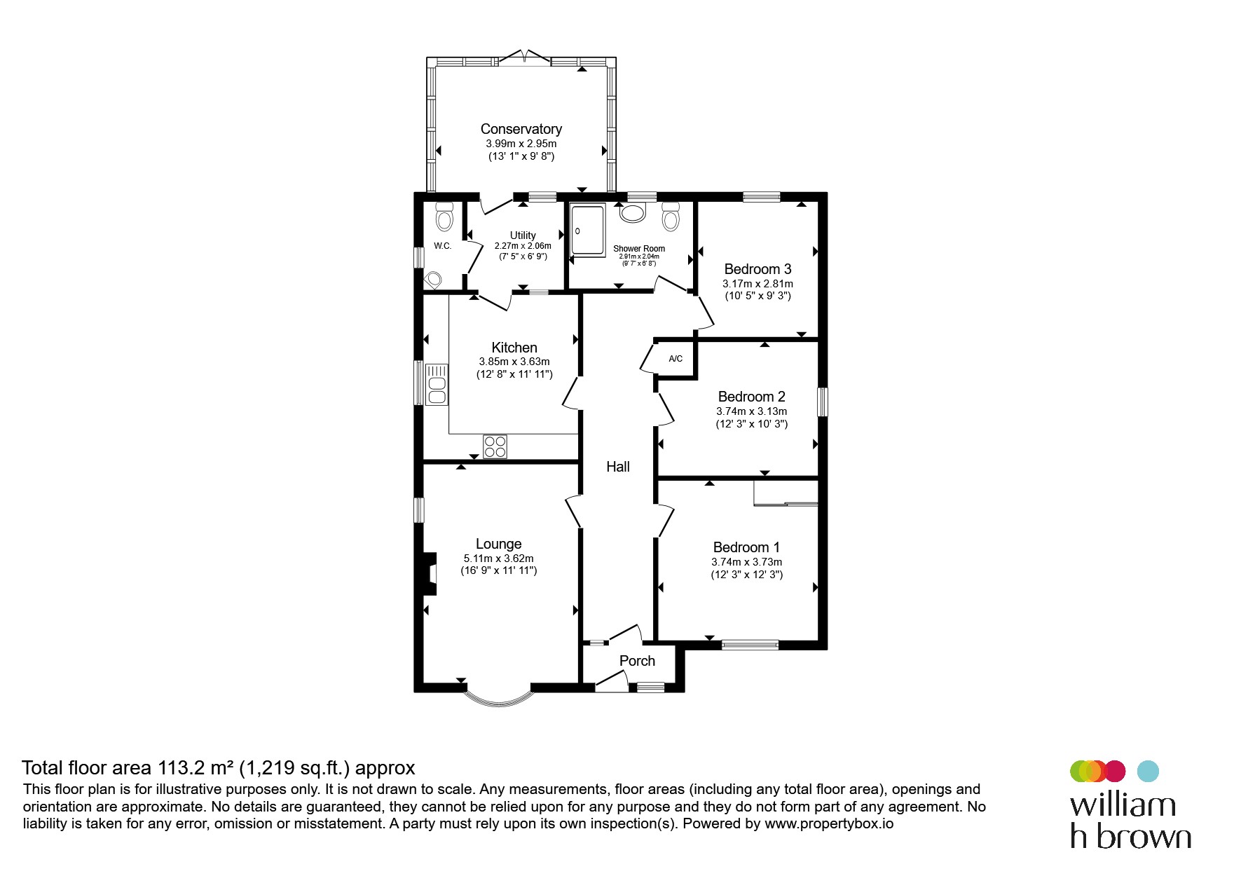 2, Bertie Close, Spalding floorplan