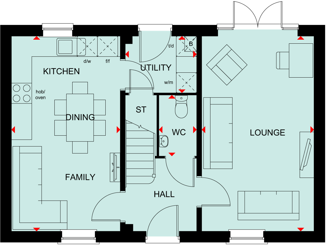 H885548, Lower Road, Stalbridge floorplan