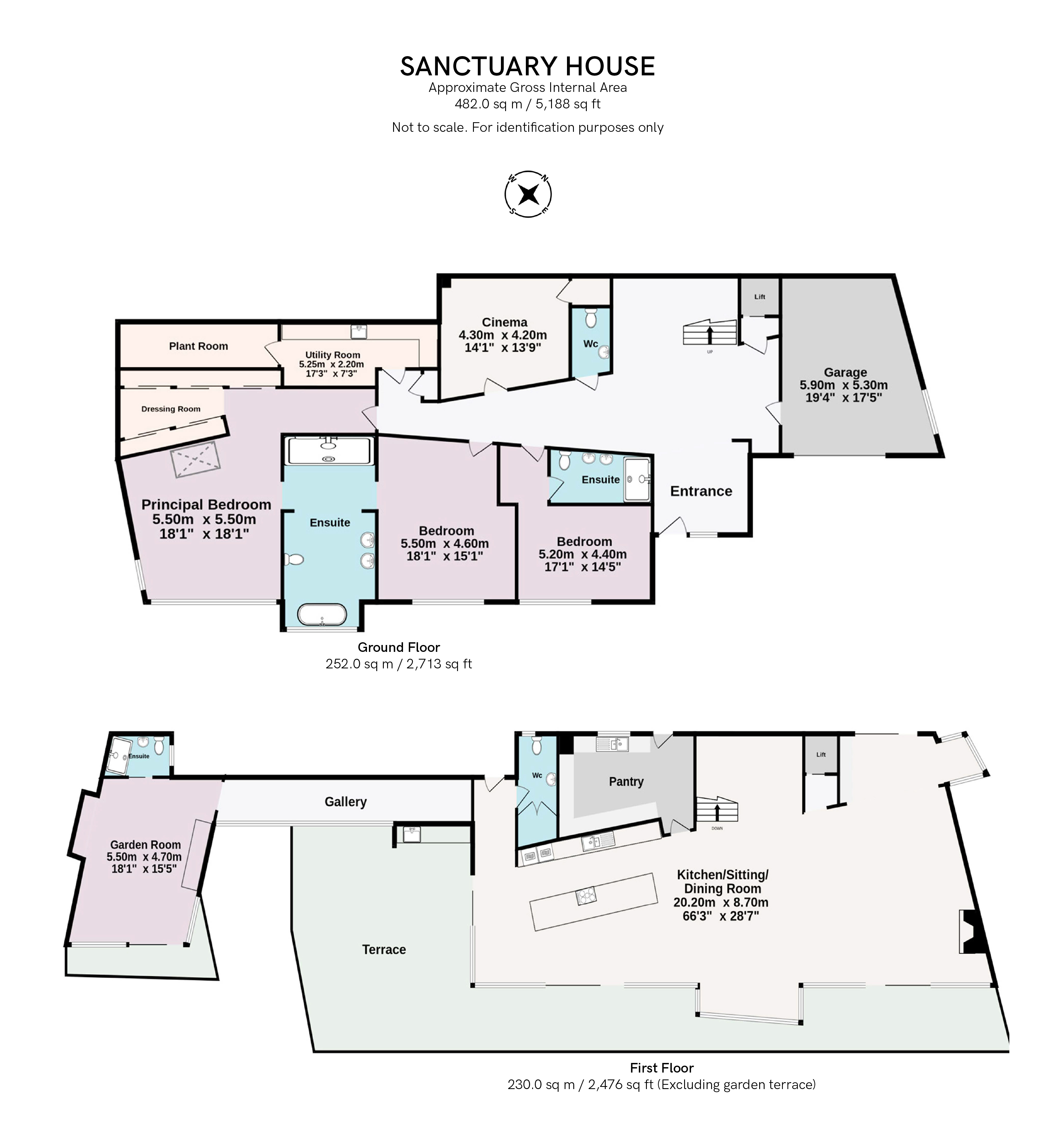 Sanctuary House,, Mount Howe, Exeter floorplan