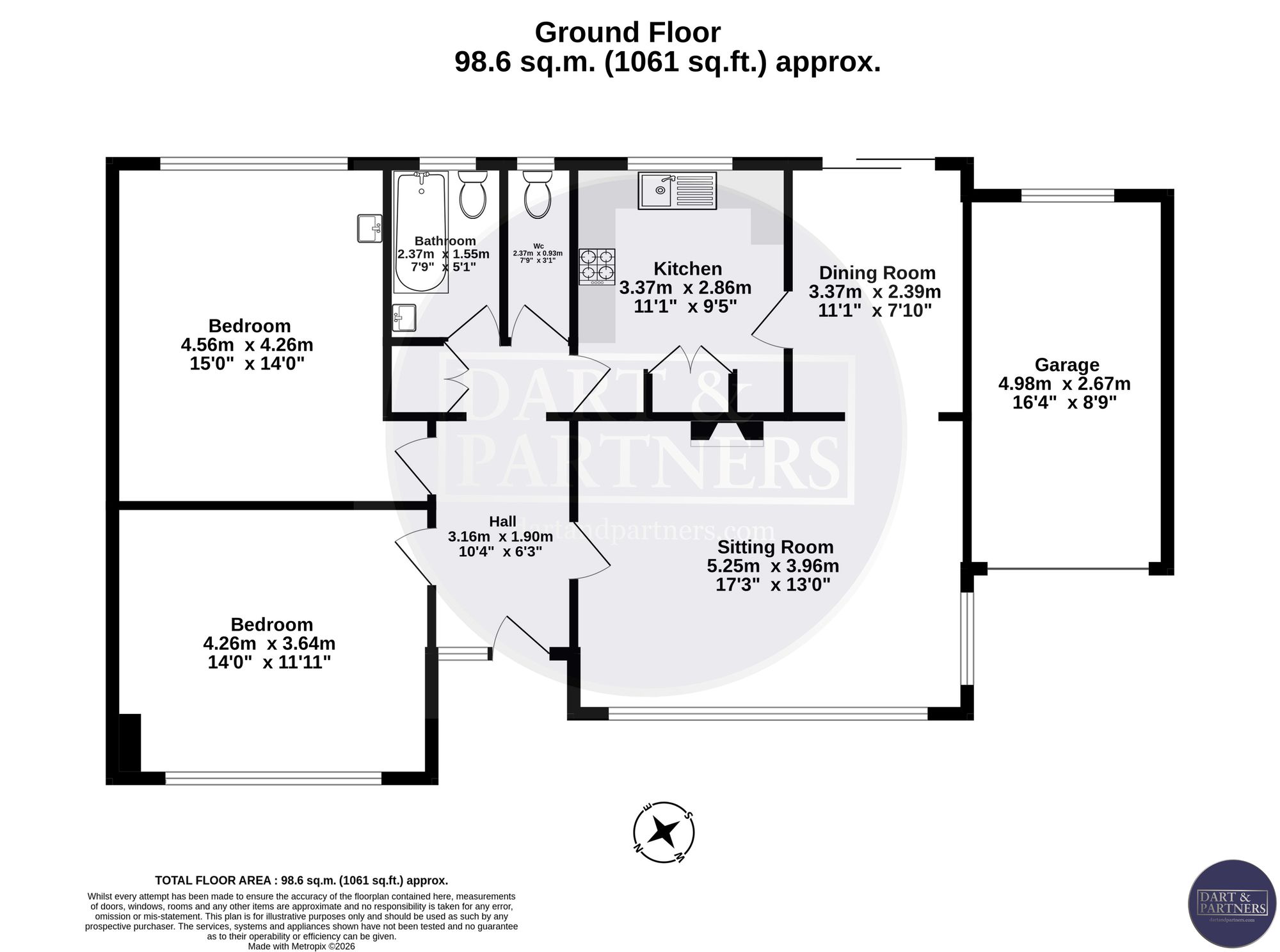 56 Grange Park, Teignmouth floorplan