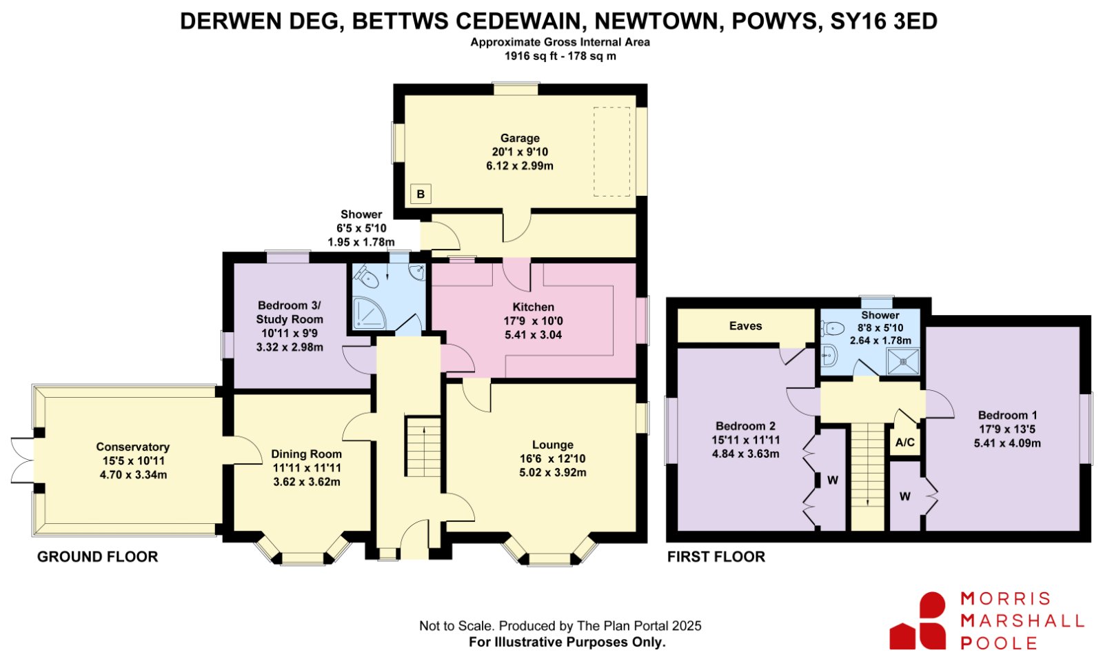 Derwen Deg,, Bettws Cedewain, Powys floorplan