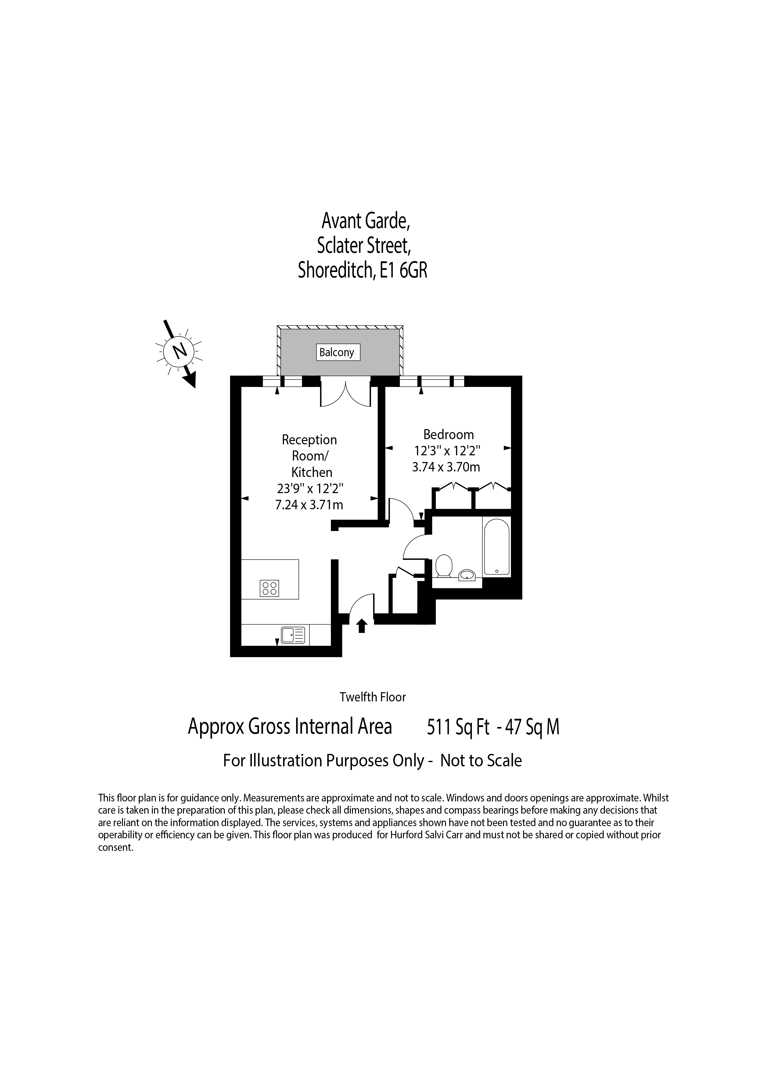 1 Bedrooms Flat to rent in Avant Garde, Sclater Street E1