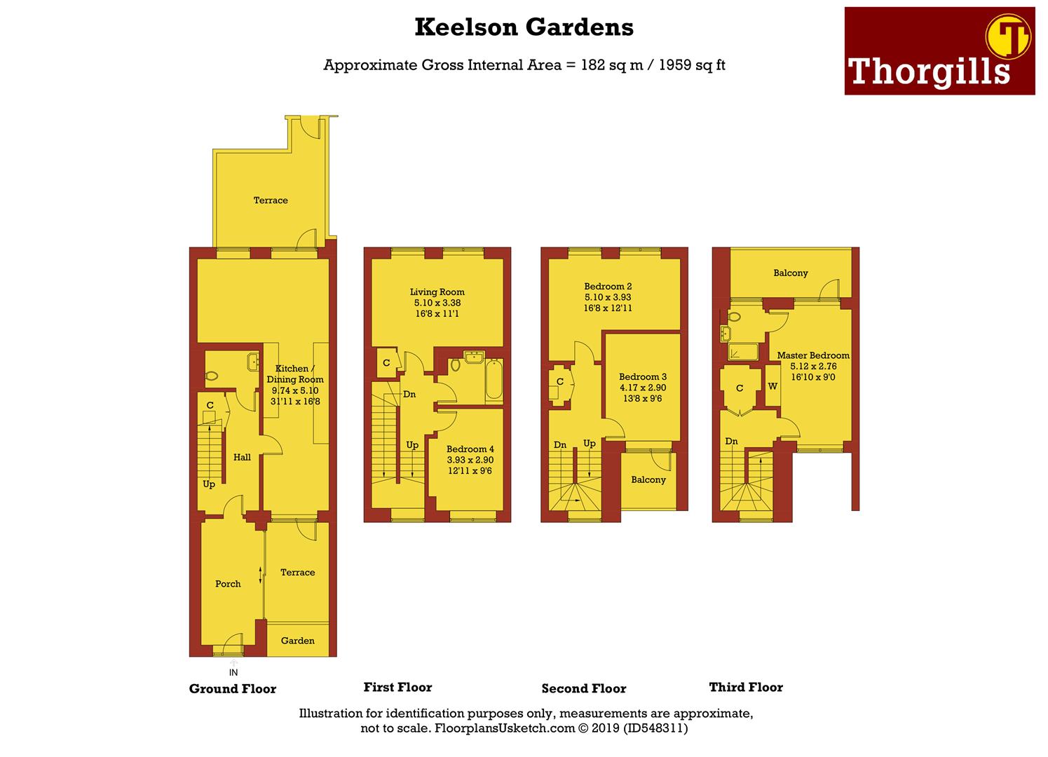 4 Bedrooms Town house for sale in Keelson Gardens, Brentford Lock West, Brentford TW8