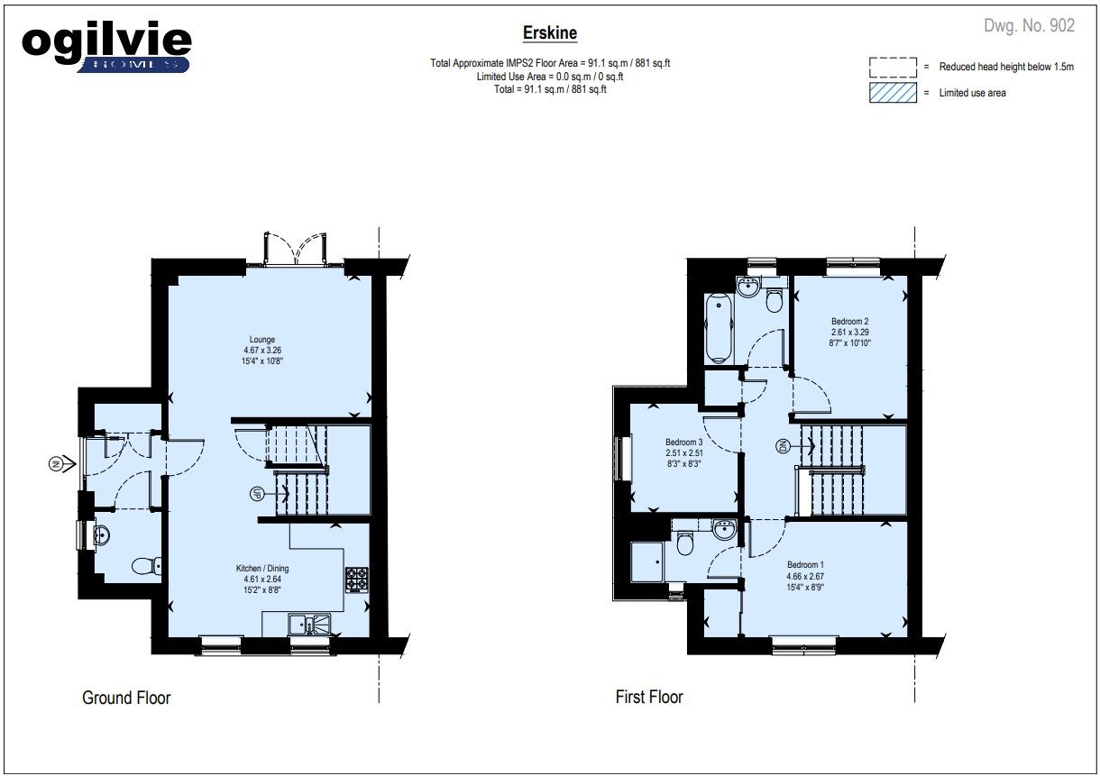 Royal Oaks, Dunipace floorplan