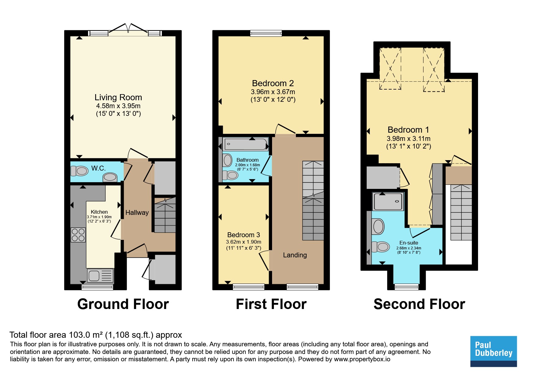 129, Hurst Lane, Tipton floorplan