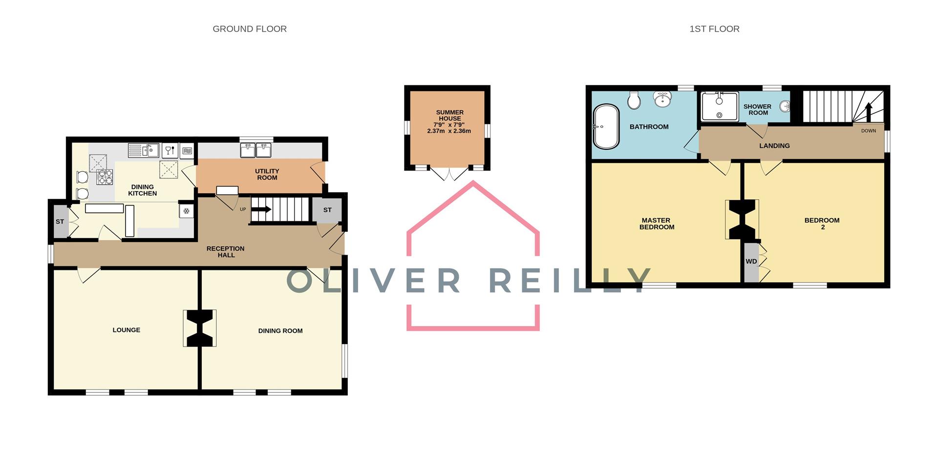 The Old School House, 49, Main Street, Newark floorplan