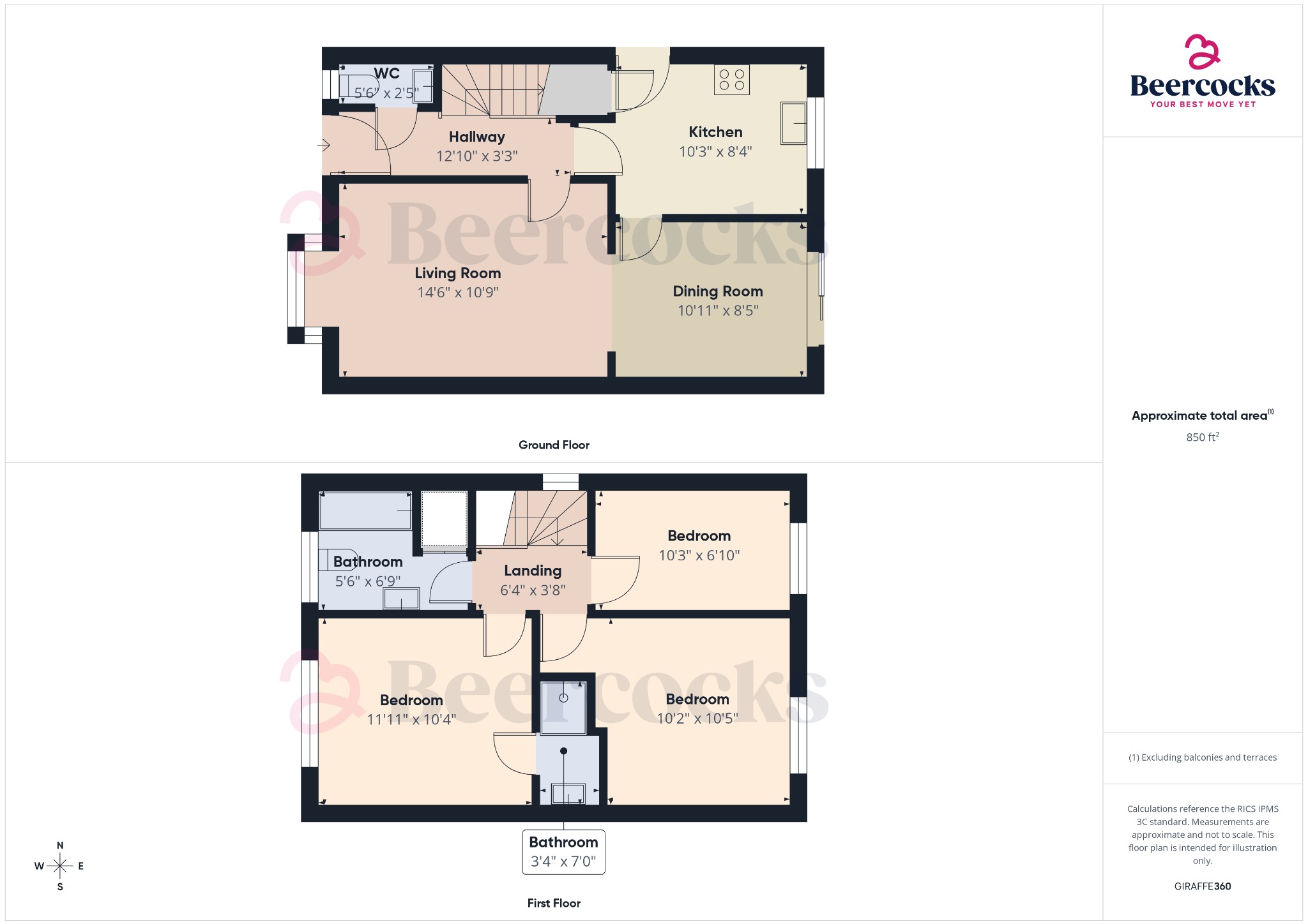 30, Parcevall Drive, Hull floorplan