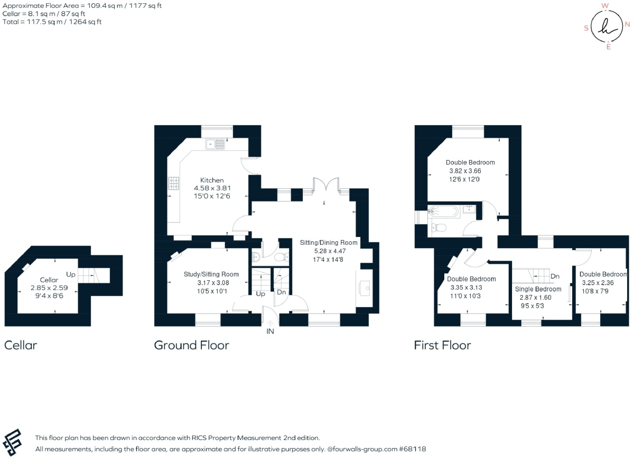 12, Abbey Street, oxford floorplan