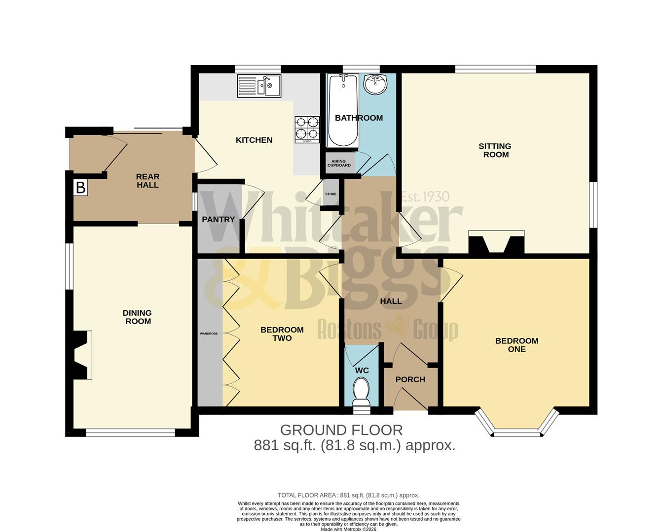 Monks Close, Newcastle-under-Lyme floorplan