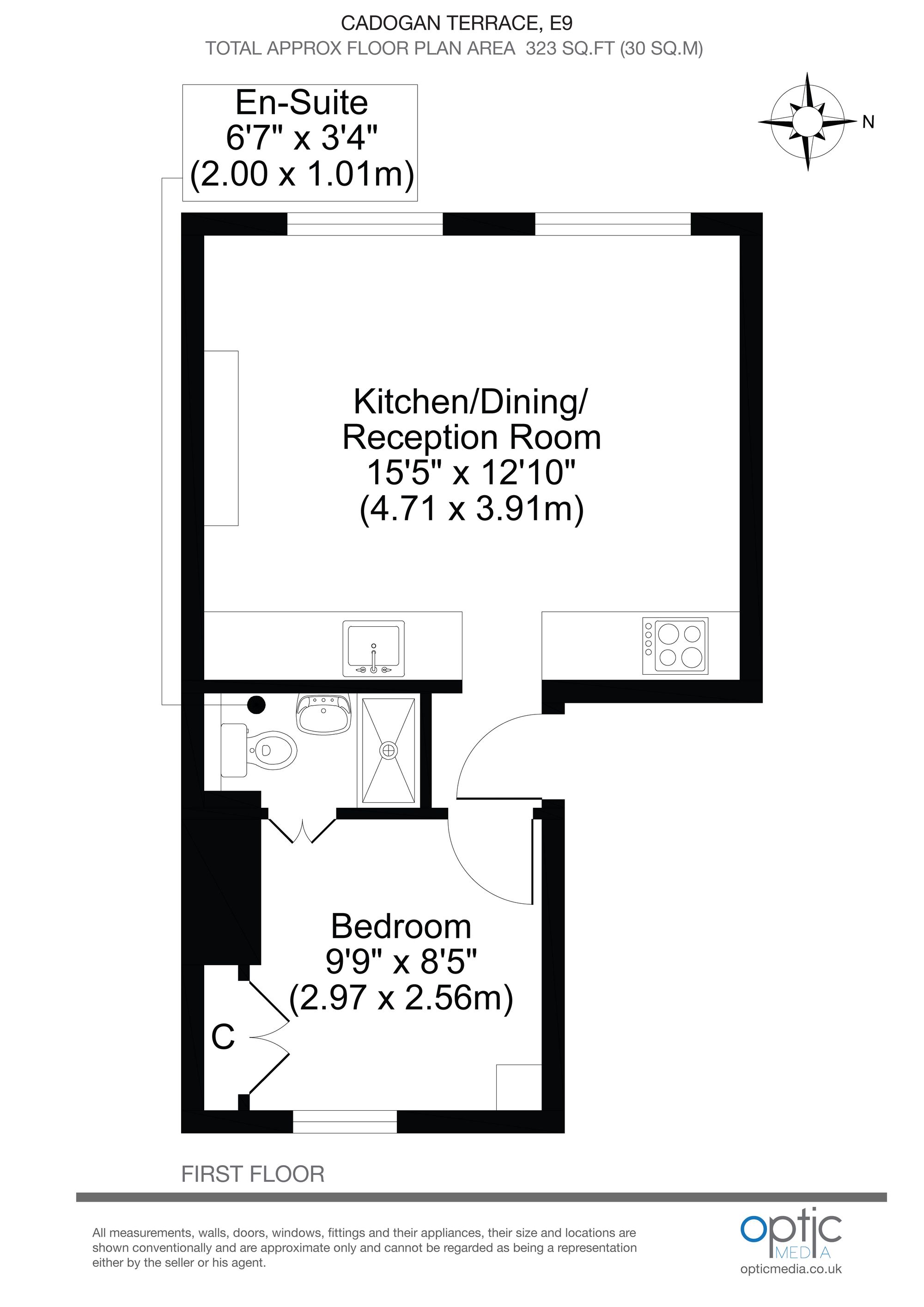 123c Cadogan Terrace, London floorplan