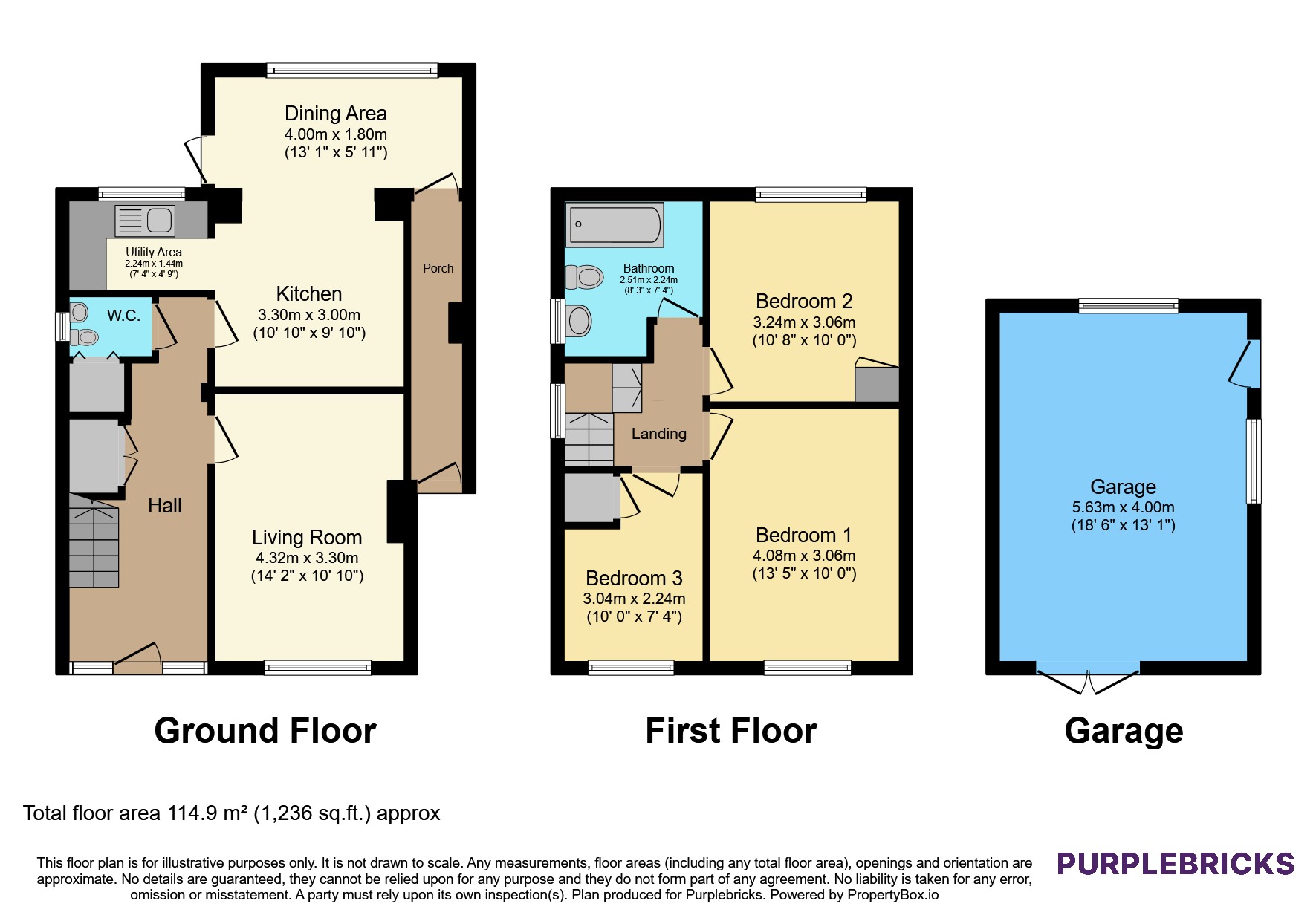 7, Rothwell Close, Silverdale , Nottingham floorplan