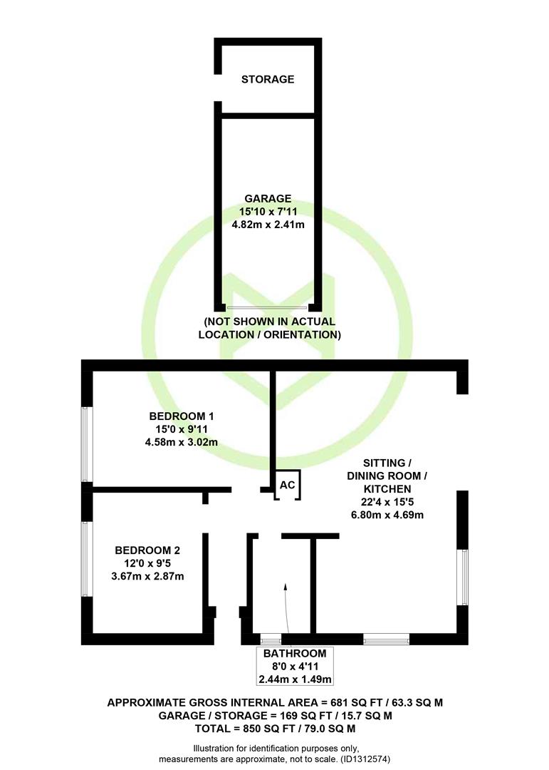 11, Brackley Way, Southampton floorplan