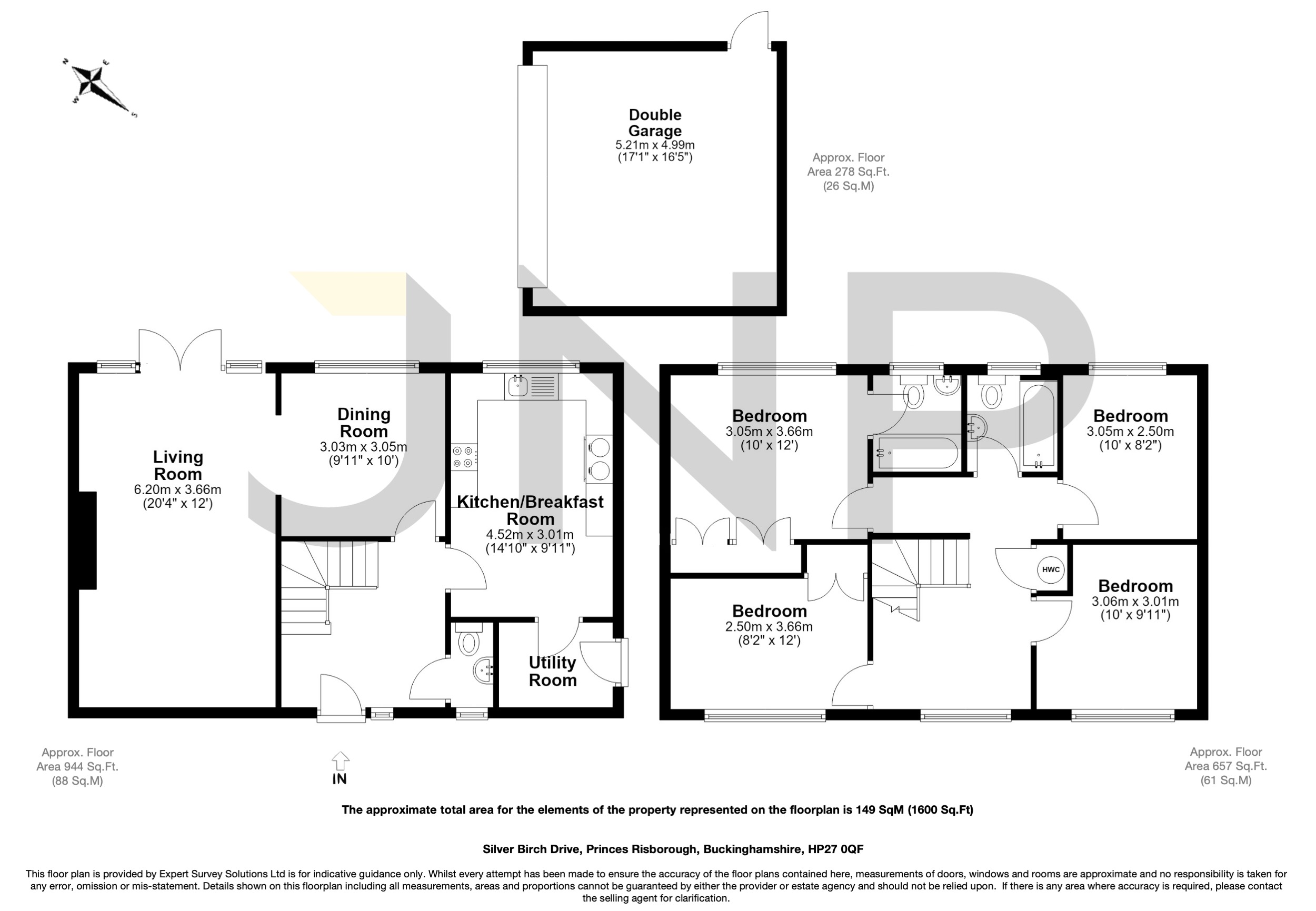 3, Silver Birch Drive, Princes Risborough floorplan