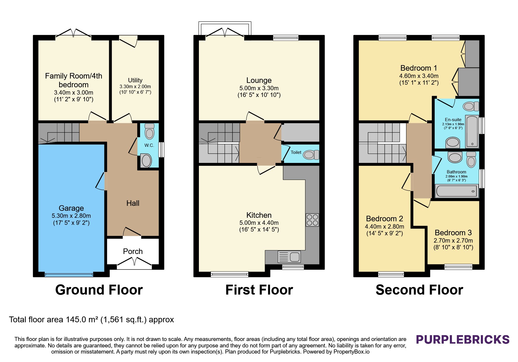 25, Lambton View, Houghton le Spring floorplan