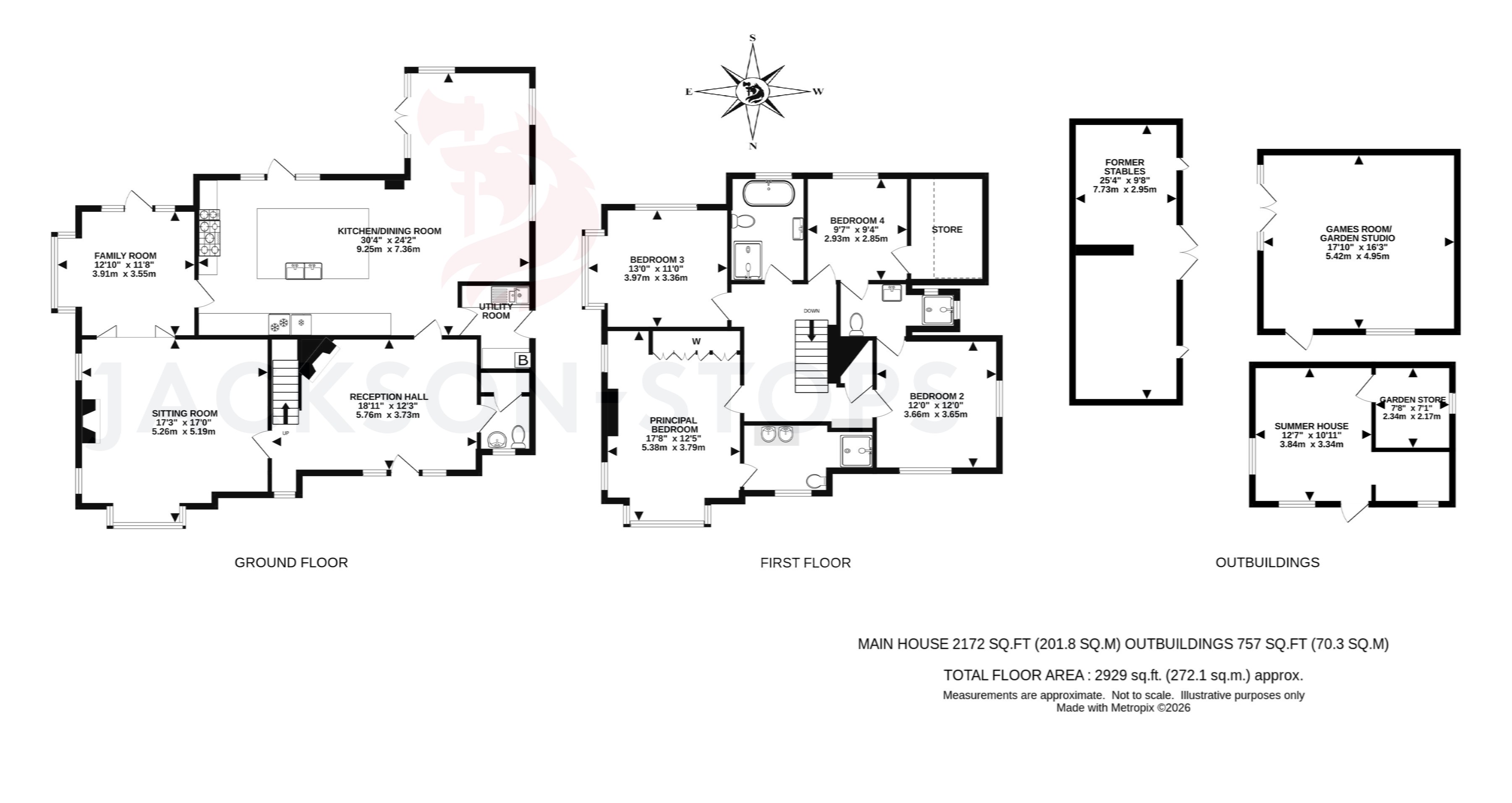 Oak House,, Partridge Lane, Horsham floorplan
