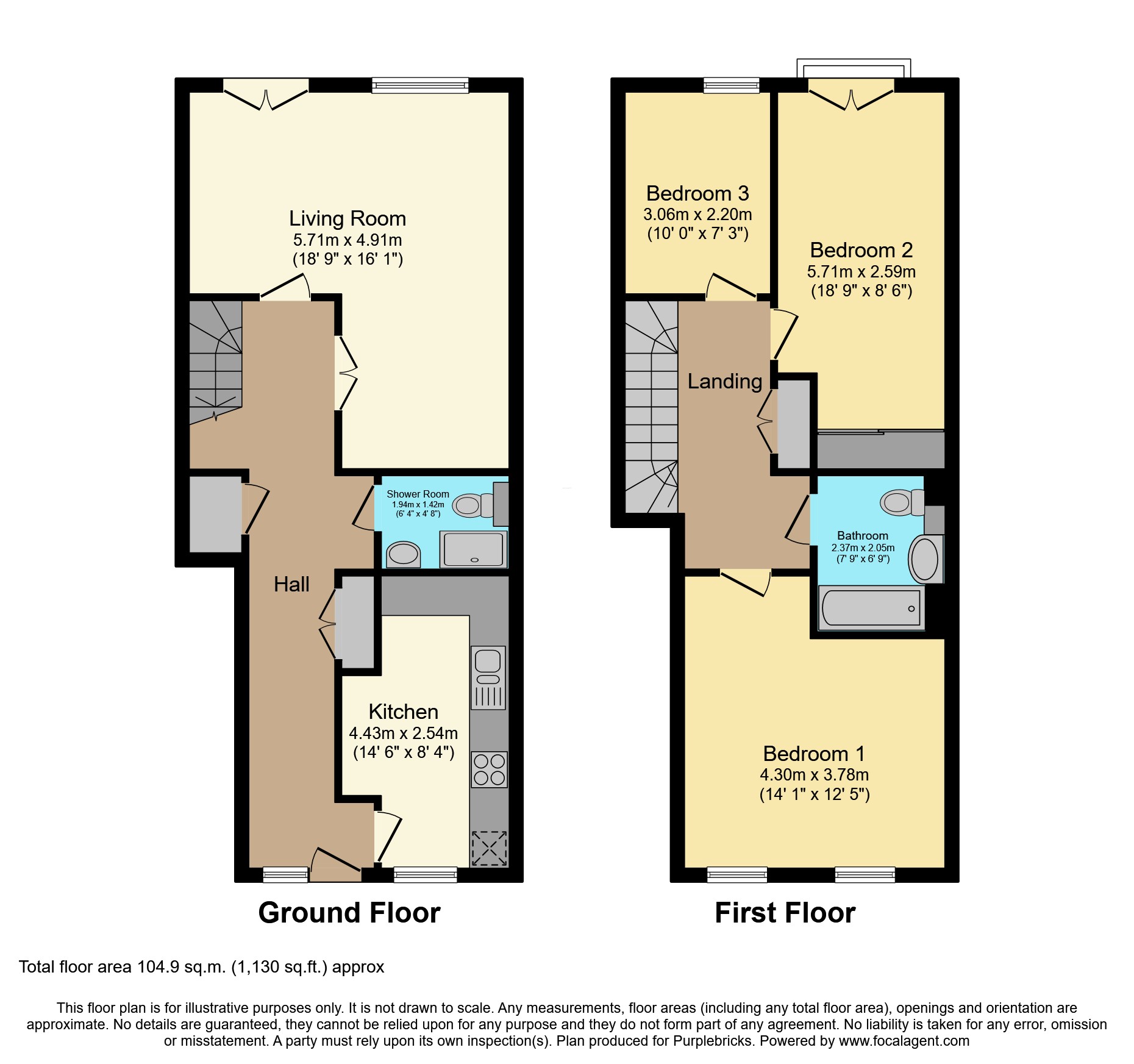 41, Dundas Road, London floorplan