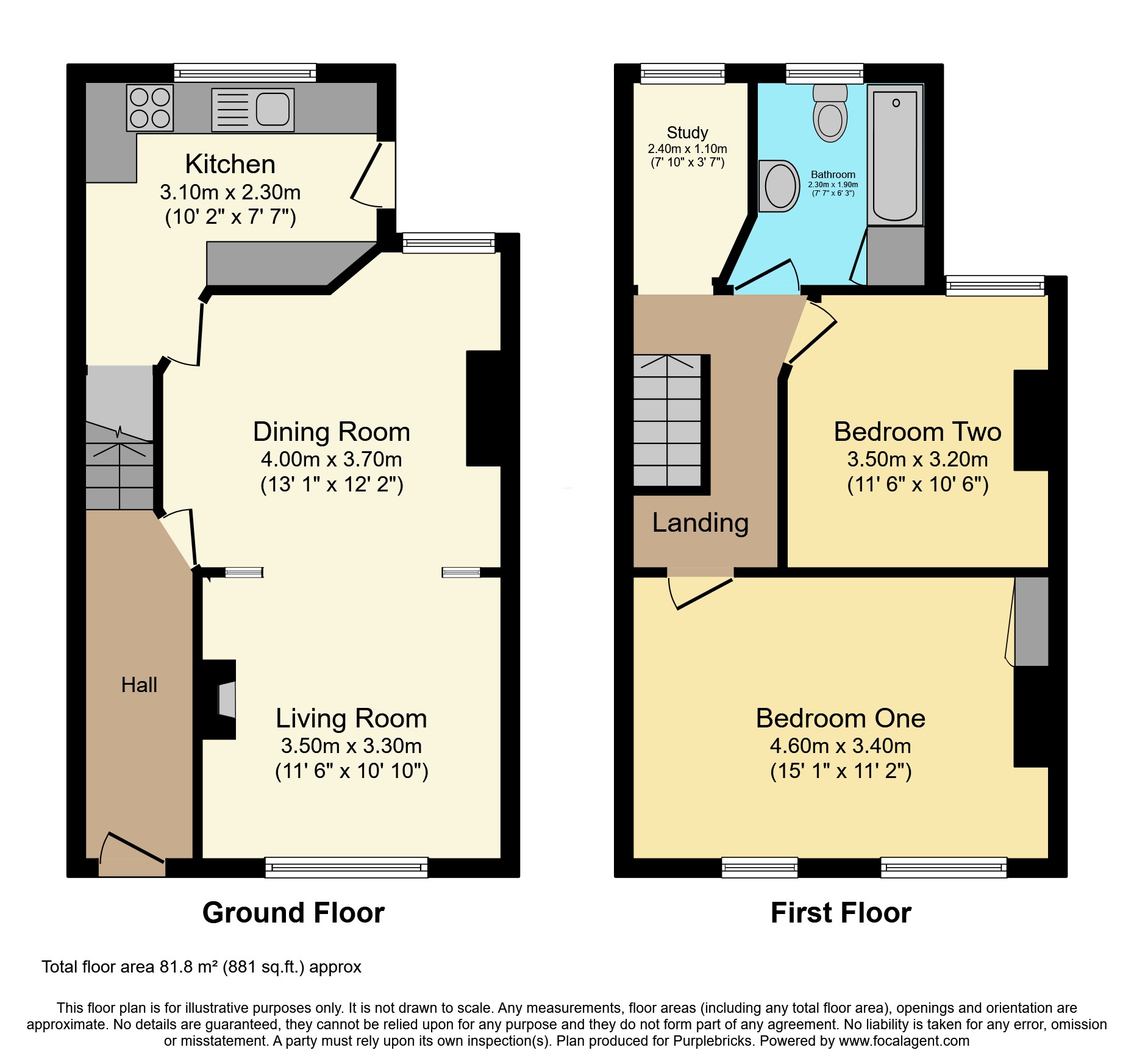 22 Peacock Avenue, Salford, Lancashire, Salford, Salford floorplan