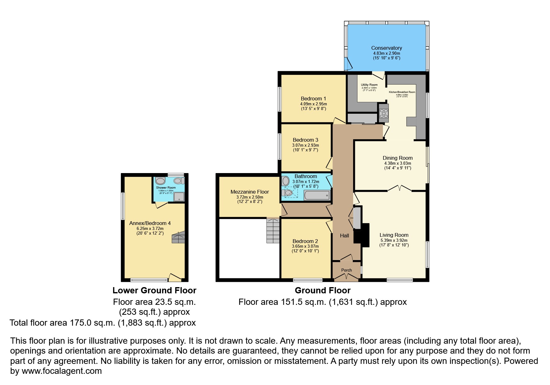 Maes Y Grug, Gwyddgrug, Pencader floorplan