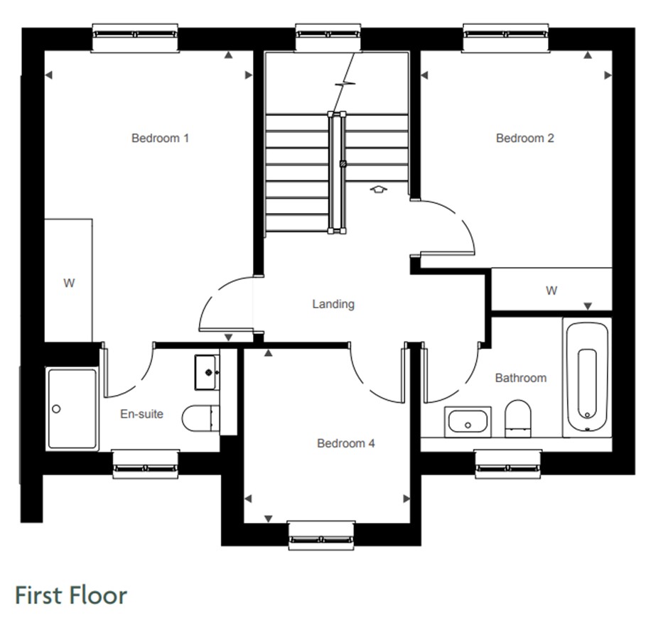 Plot 53, The Weymouth, Daggons Road, Fordingbridge floorplan