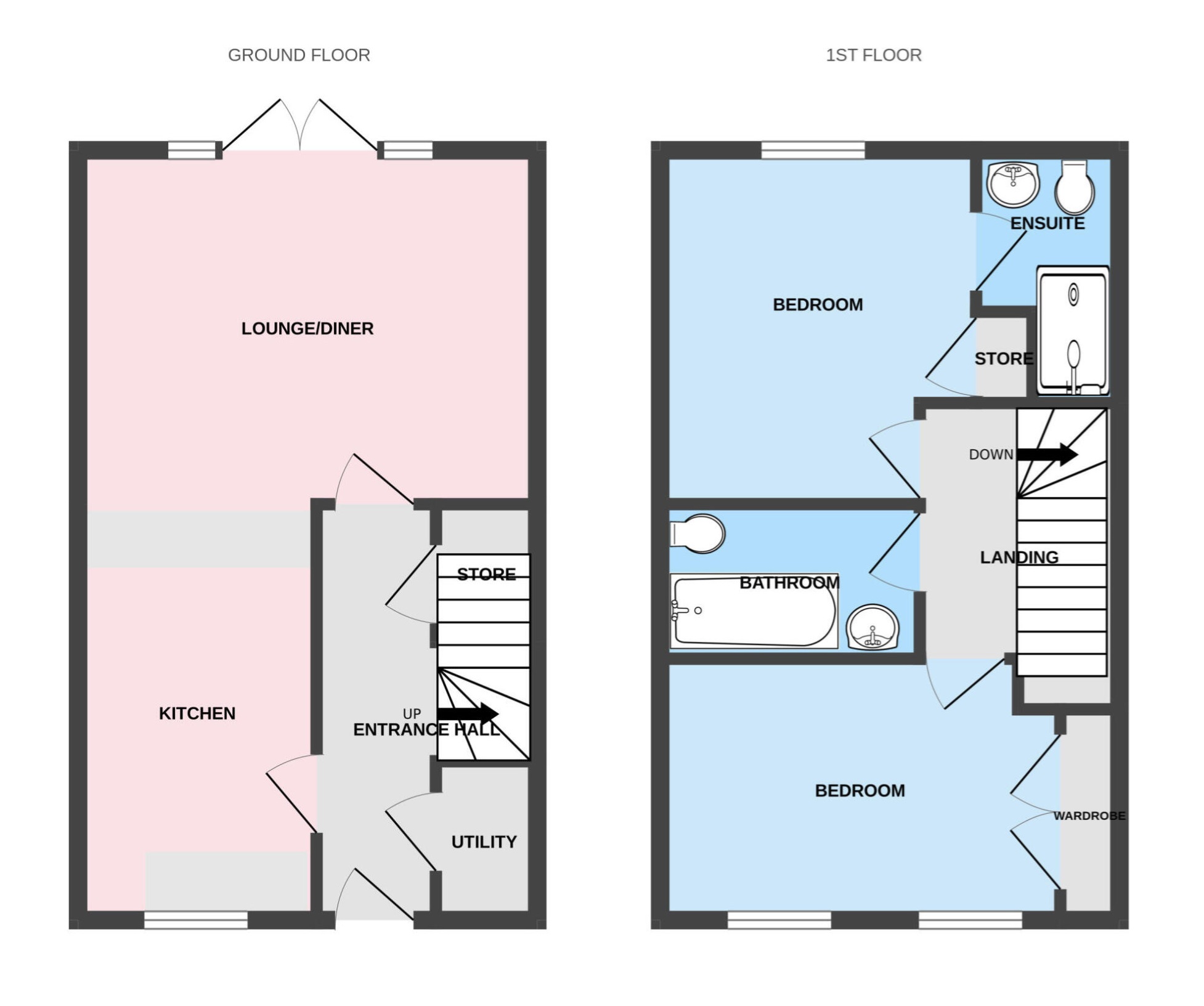 Leonard Court, Telford floorplan