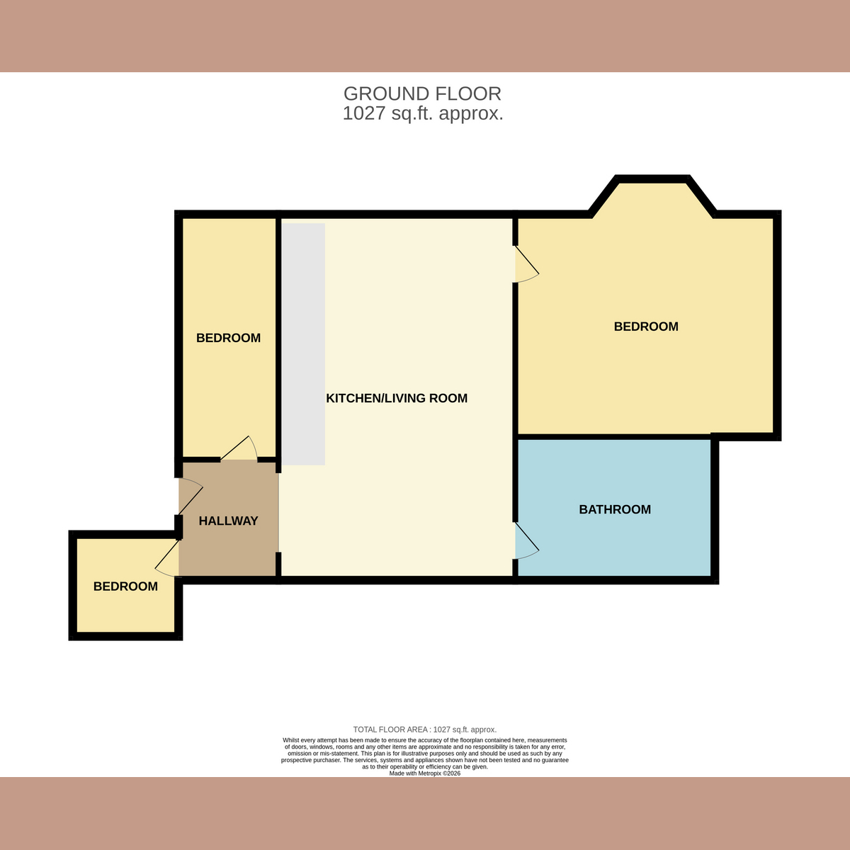117d, York Road, Southend-on-sea floorplan