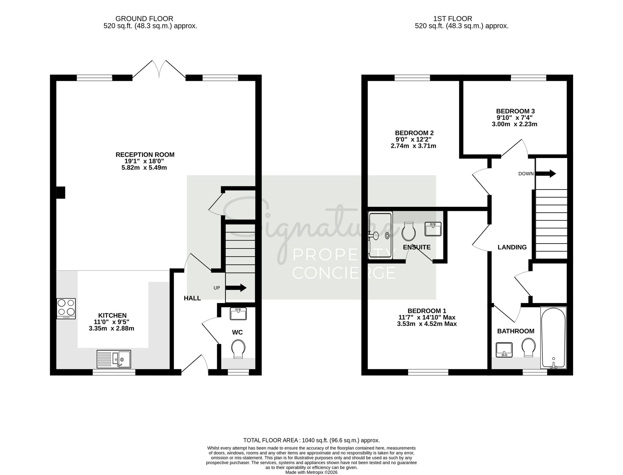 16 Lake Avenue, Camberley floorplan